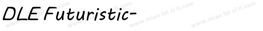 DLE Futuristic字体转换